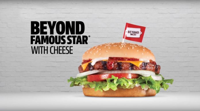 Carl's Jr Meat free burger