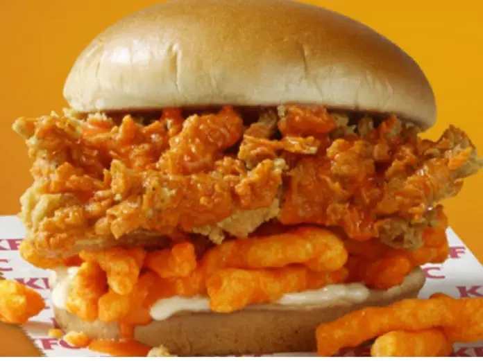 KFC Cheetos Sandwich